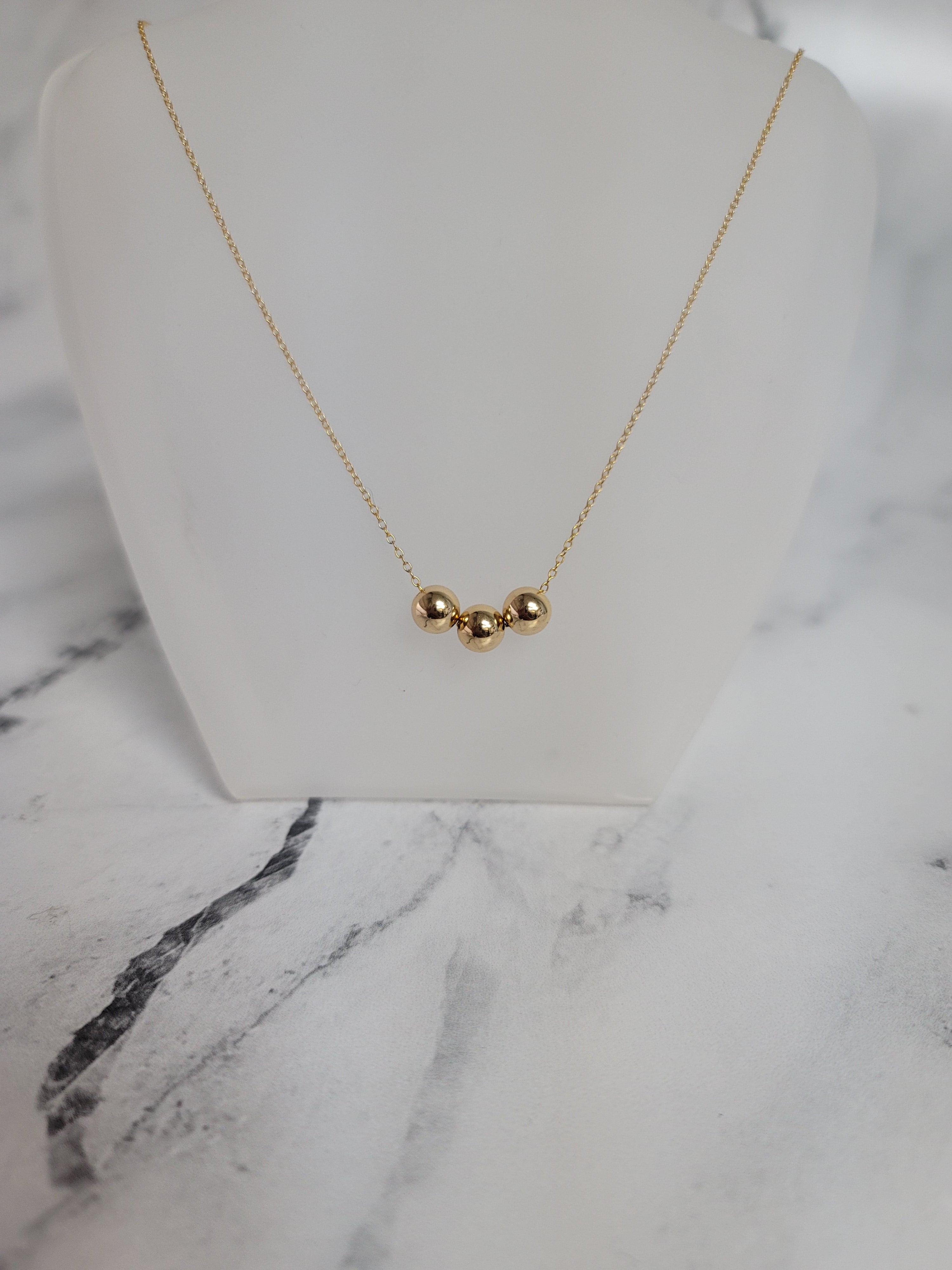 Solid 14k Yellow Gold Add A Bead Threader Chain