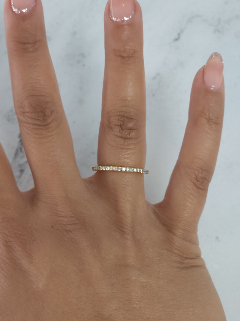 Half Carat Eternity Diamond Ring