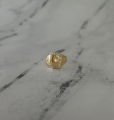 Diamond Horseshoe with Horsehead .33cttw 14k Yellow Gold