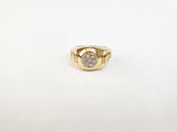Rolex Style Presdiential Diamond Ring .38cttw 14k Yellow Gold