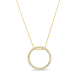 Circle of Life Diamond Pendant .74cttw 14k Yellow Gold