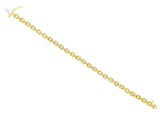 2 Carat XOXO Love Theme Diamond Bracelet 14k Yellow Gold