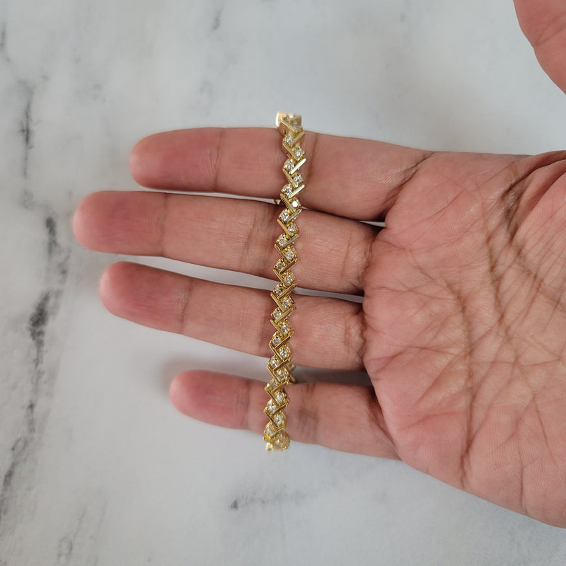 Solid 14k Yellow Gold Bracelet