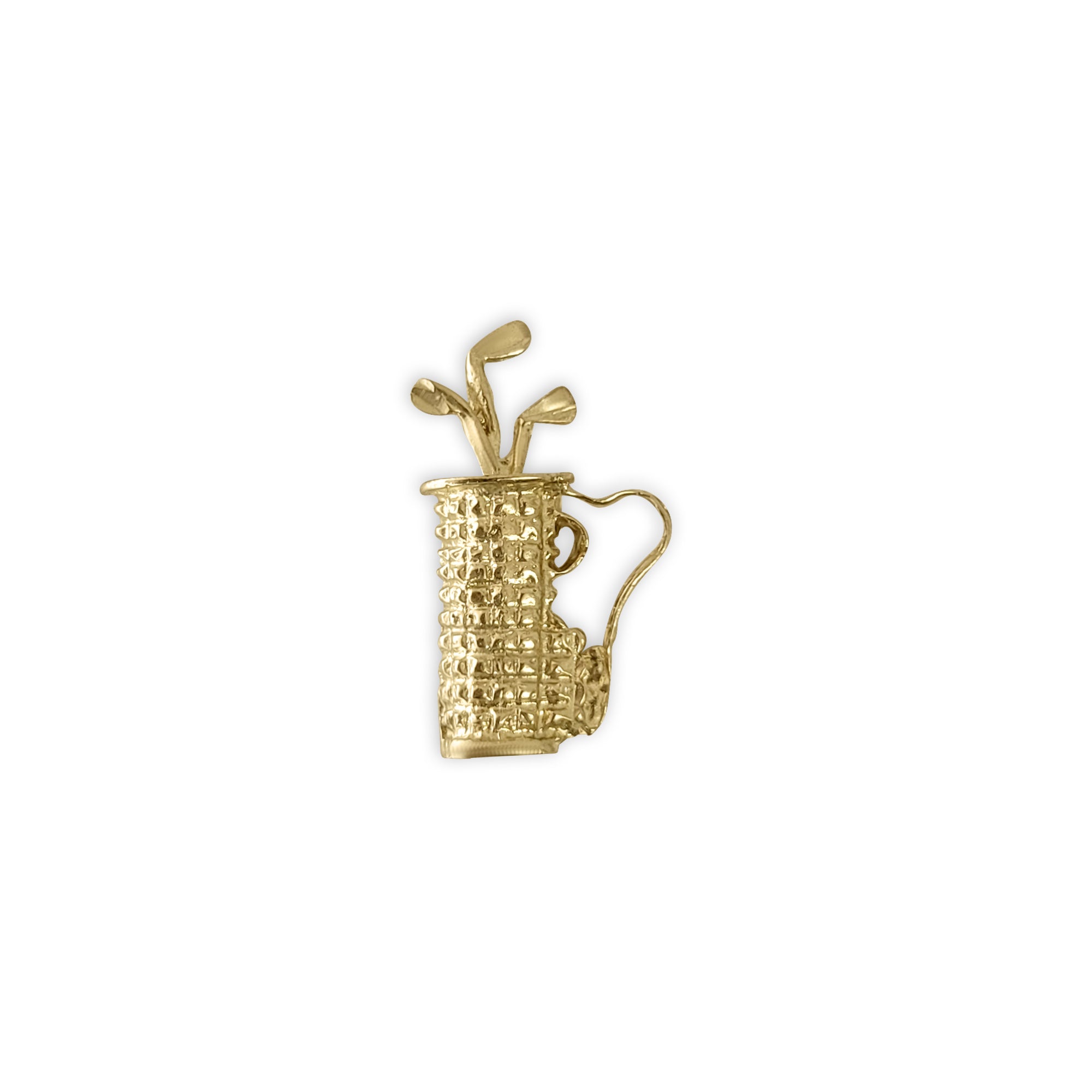 Dainty Small Golf Club Charm/Pendant 14k Yellow Gold