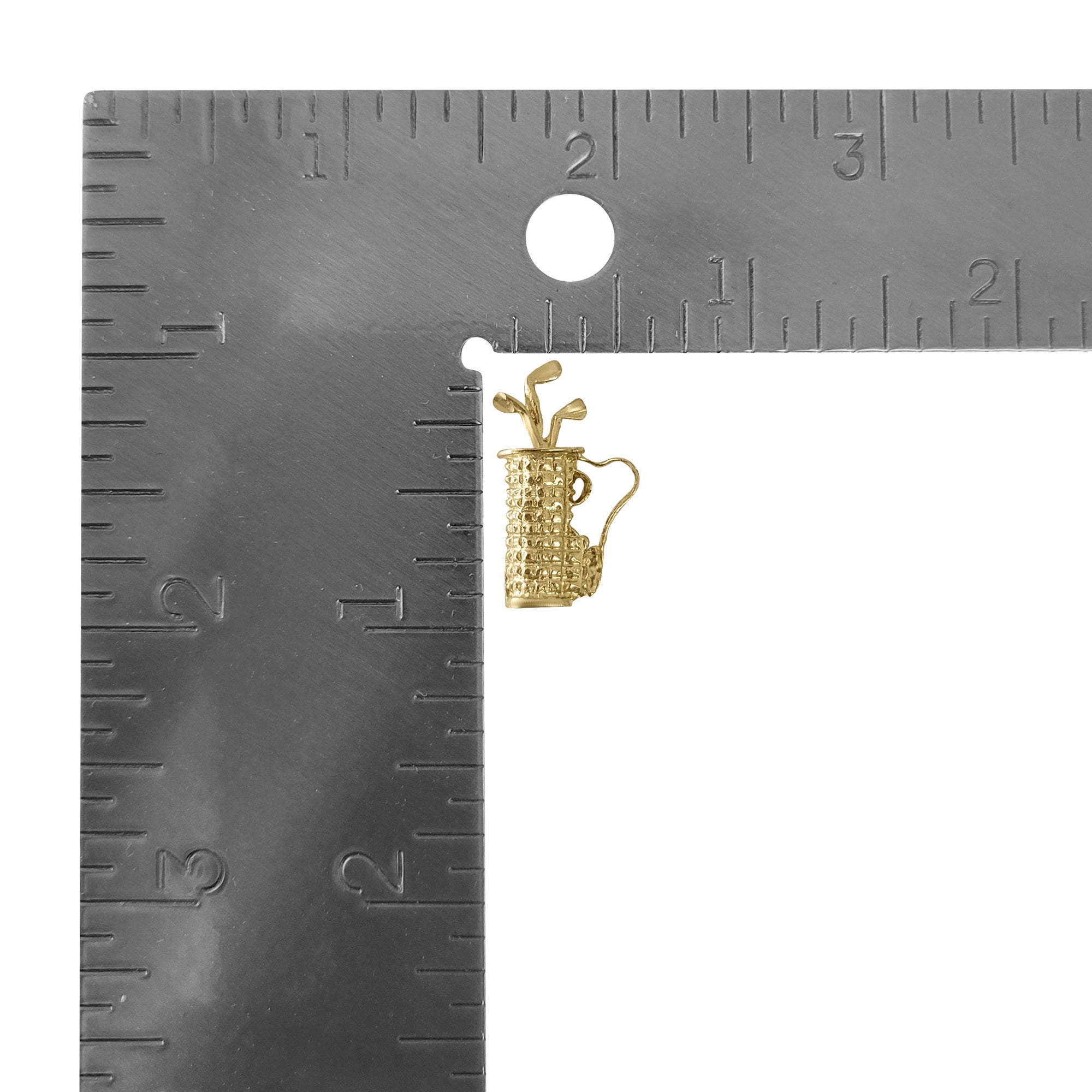 Dainty Small Golf Club Charm/Pendant 14k Yellow Gold