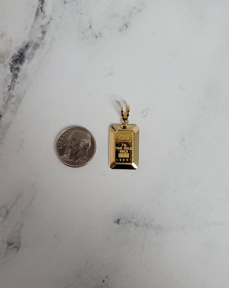 Credit suisse hot sale gold pendant