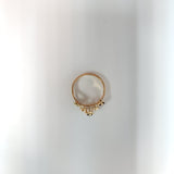 Multi-stone Ring Garnet, Opal, Peridot, Aquamarine with Rope Design 5.00cttw 14k Yellow Gold