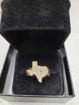 Texas Shaped diamond statement ring