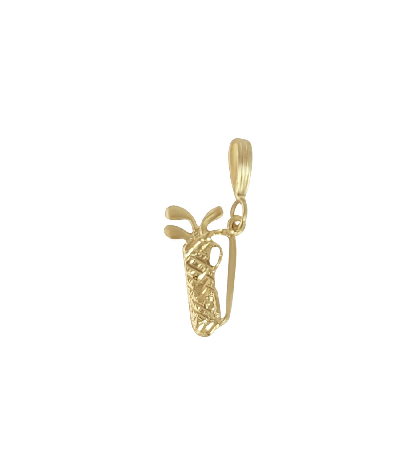 Dainty Golf Club Charm/Pendant 14k Yellow Gold