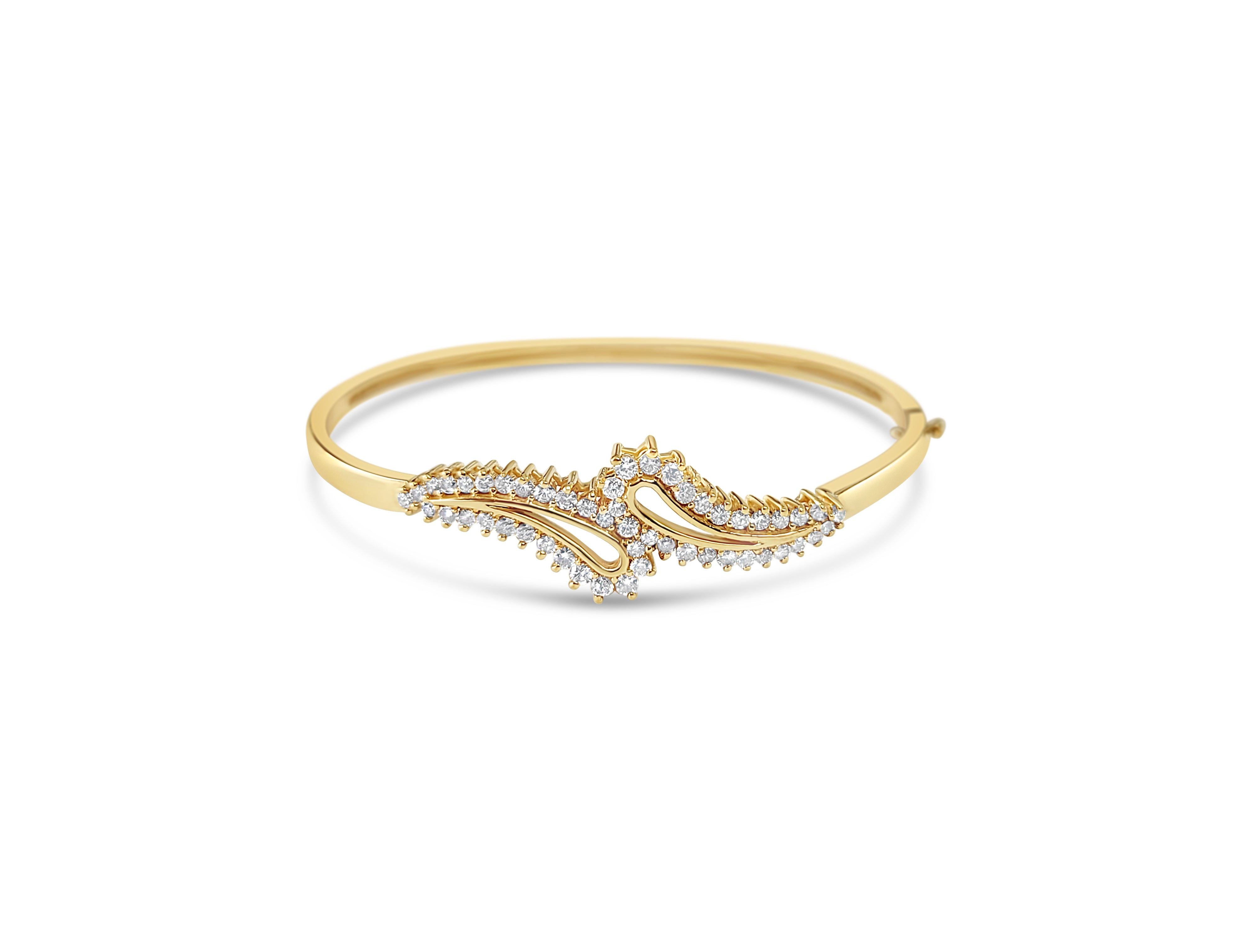 Diamond Bracelet 1.35cttw 14k Yellow Gold