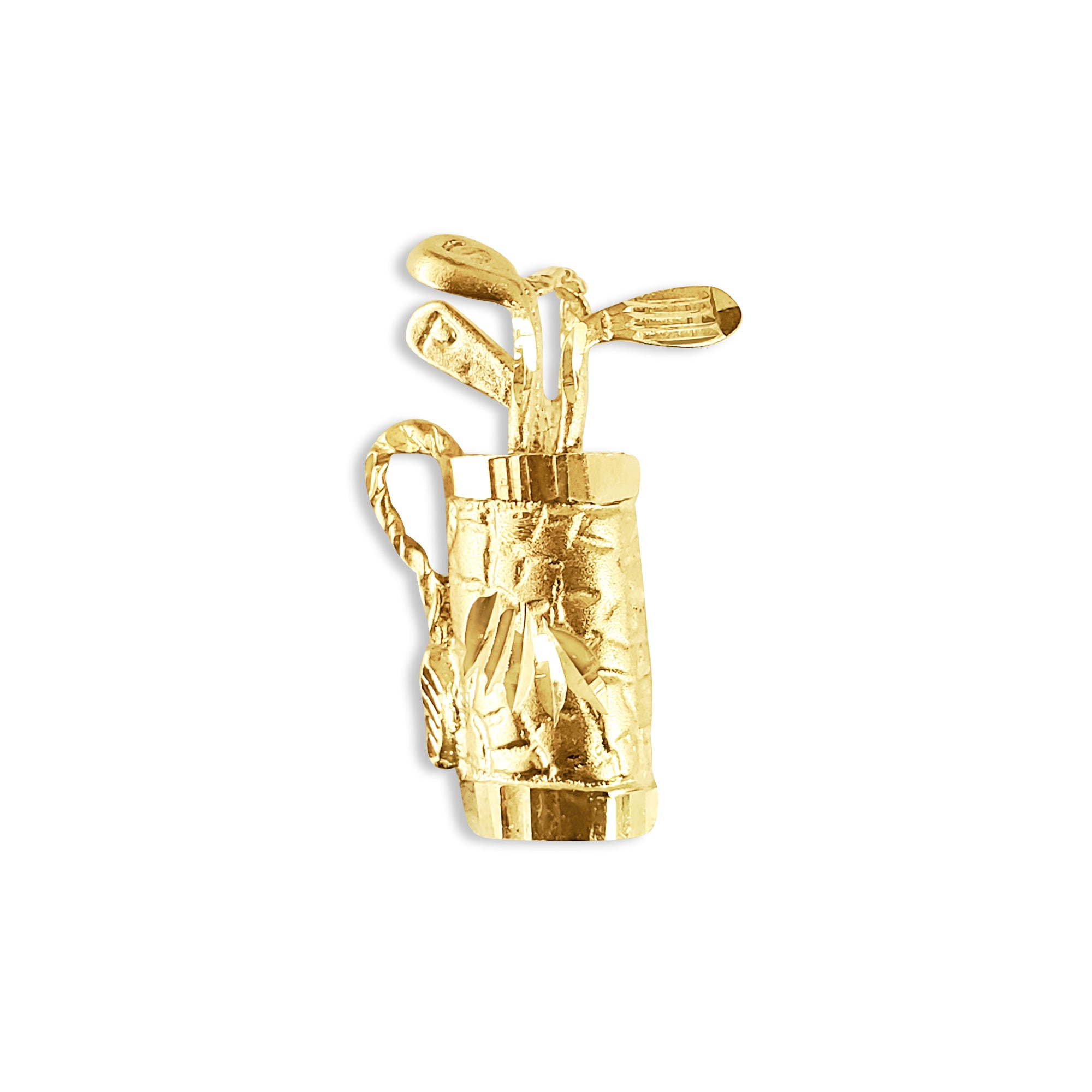 Golf Club Charm/Pendant 14k Yellow Gold