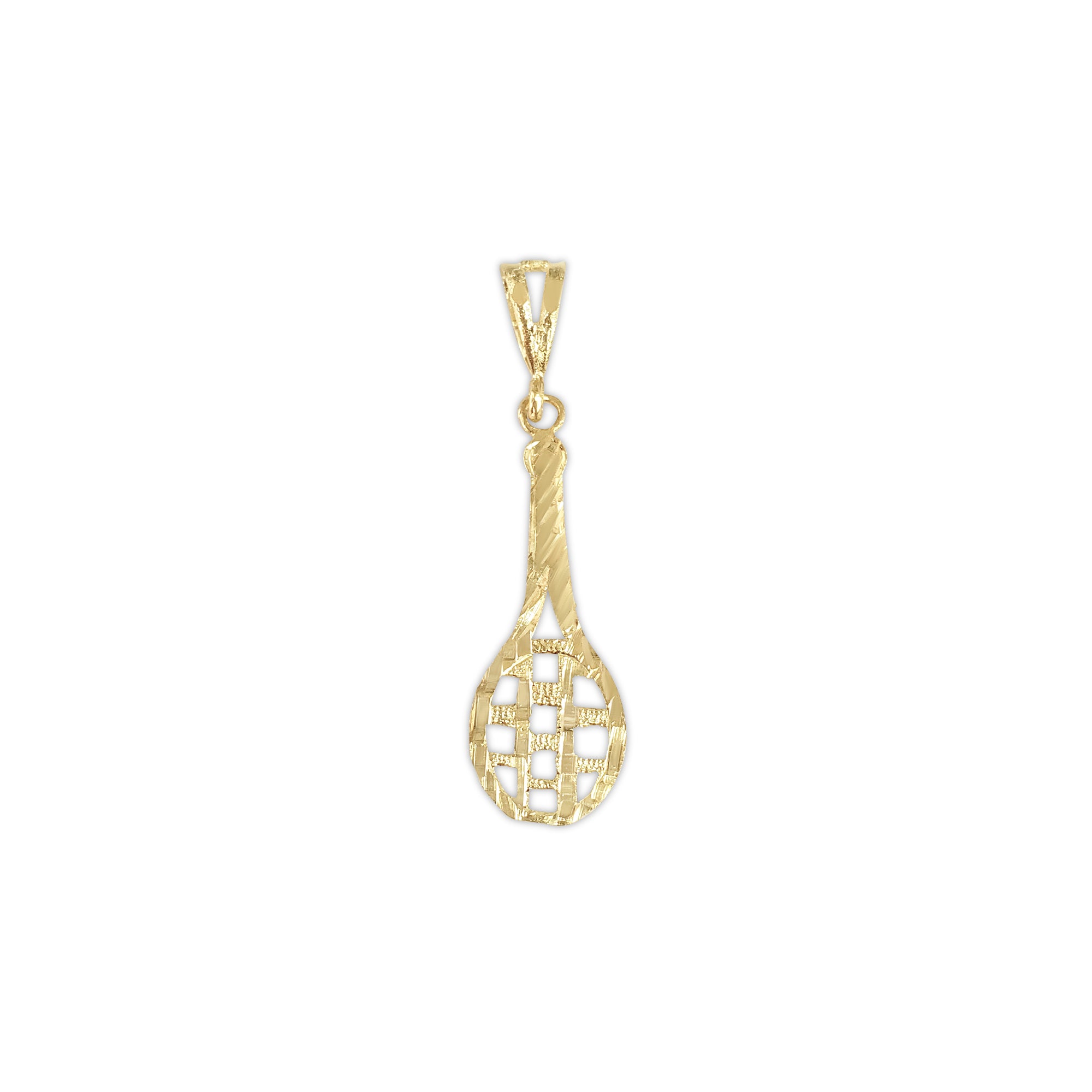 Tennis Gold Charm