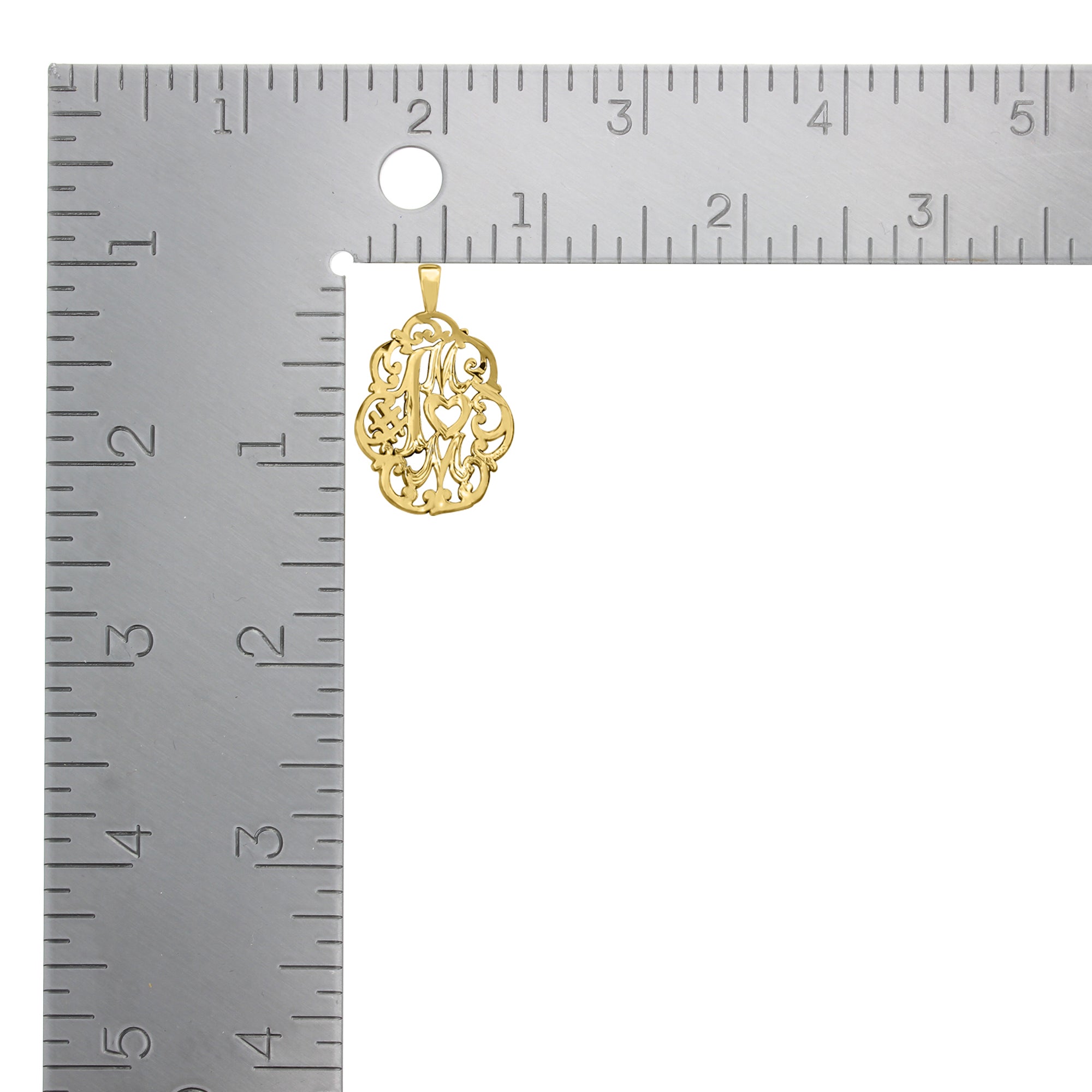 Number One Mom Charm/Pendant 10k Yellow Gold