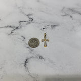 Pave Diamond Cross Necklace