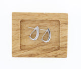 Princess Cut Diamond Earrings 1.50cttw 14k White Gold