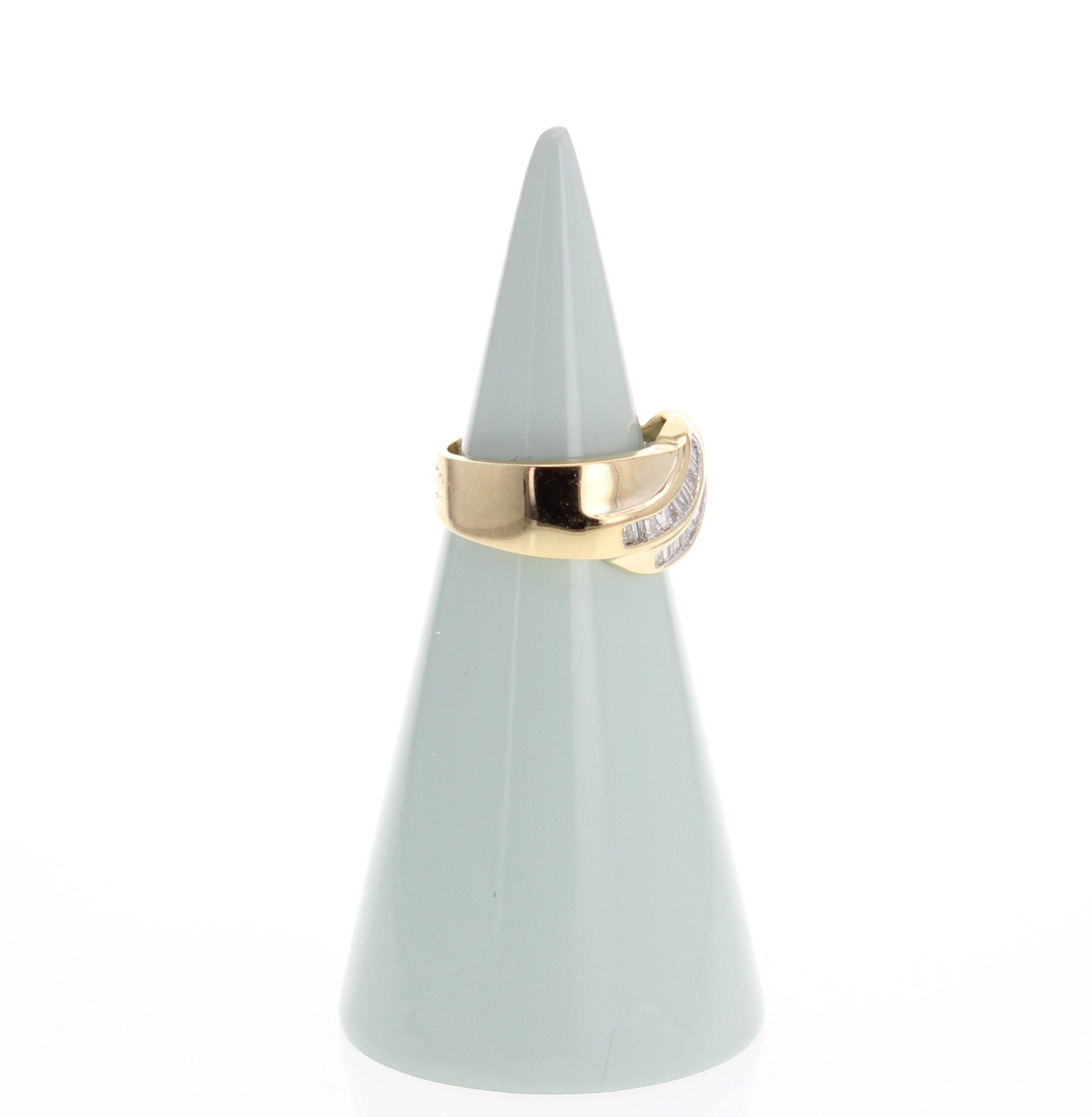 Baguette Diamond Cocktail Ring 1.00cttw 14K Yellow Gold