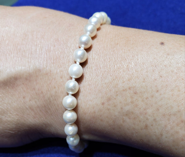 Cultured Pearl Tennis Bracelet
