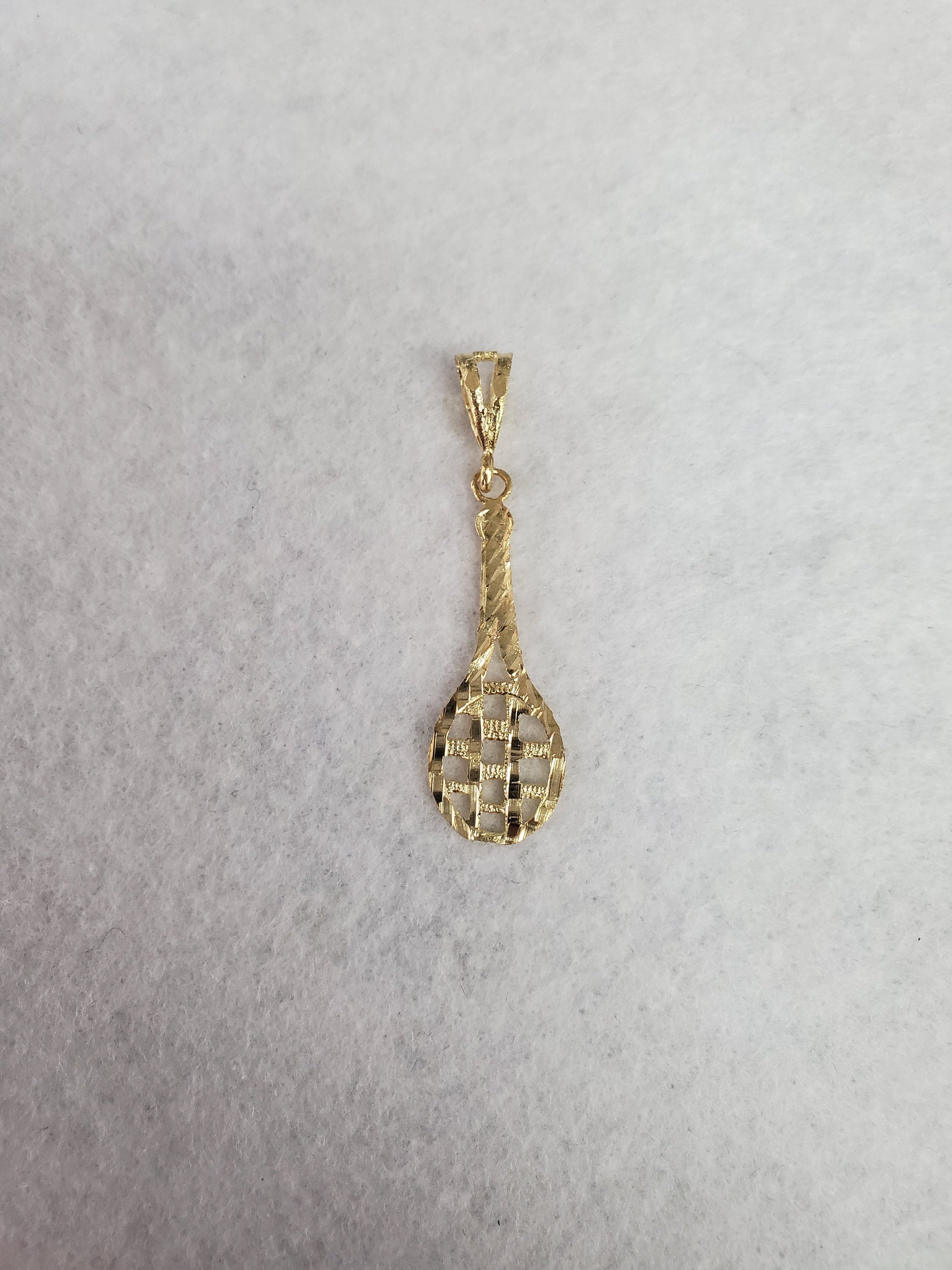 Solid 14k Gold Tennis Necklace