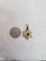 Jewish Star of David Diamond Pendant .68cttw 14k Yellow Gold