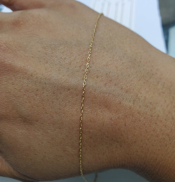 .95mm Gold rope chain