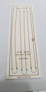 Thin Gold Chain for baby and kids