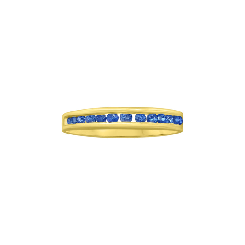 Sapphire Stackable Ring - 14k Yellow Gold