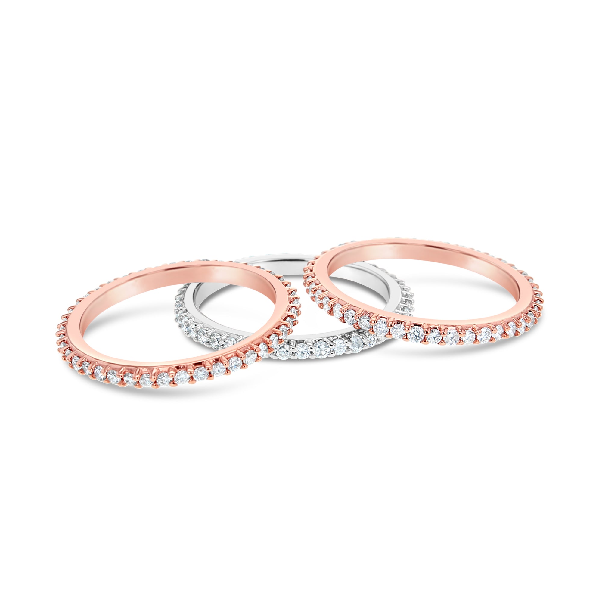 Eternity Diamond Ring .50cttw 14k Yellow, Rose or White Gold