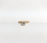 1/2 Carat Solitaire Diamond Engagement Ring .50cttw 14k Yellow Gold