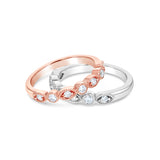 Stackable Diamond Ring .18cttw 14k White, Rose or Yellow Gold